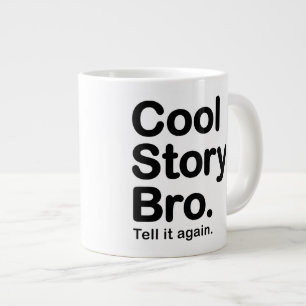 Caneca De Café Grande Cool Story, irmão.Caneca