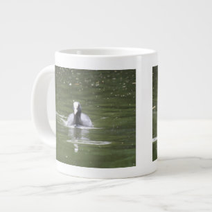 Caneca De Café Grande Coot Natação Mug