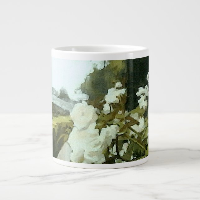 Caneca De Café Grande Copas de chá do Canal Rosa (Frente)