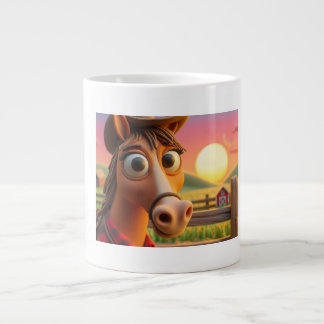 Caneca De Café Grande copo de cavalo