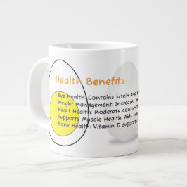 Caneca De Café Grande Copo de Ovos no Micro-ondas (Fazedor de Muffin de 