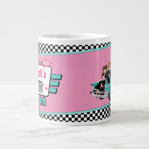 Caneca De Café Grande Copo de papel para festa de aniversário retrô de d