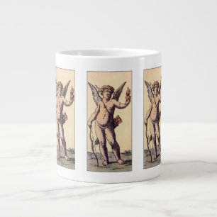 Caneca De Café Grande Copo de São Valentim Cupido de Olhos Vendados, Car