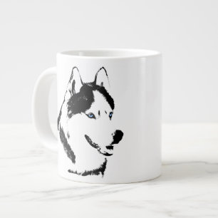 Caneca De Café Grande Copo ronco do cão de Sleg do rouco Siberian de
