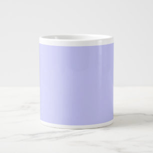 Caneca De Café Grande Cor da Lavanda de tendência pronta para personali