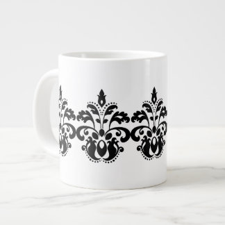 Caneca De Café Grande Cor damasco Antiquada Vitoriana