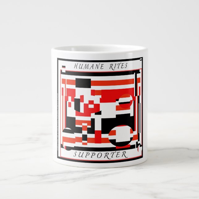 Caneca De Café Grande Cores Imperiais e Polícromos Primordiais © 2013 JW (Frente)