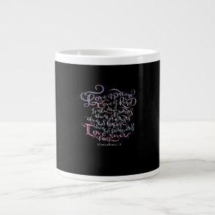 Caneca De Café Grande Corinthians O Amor É Paciente O Amor É Gentil Clás