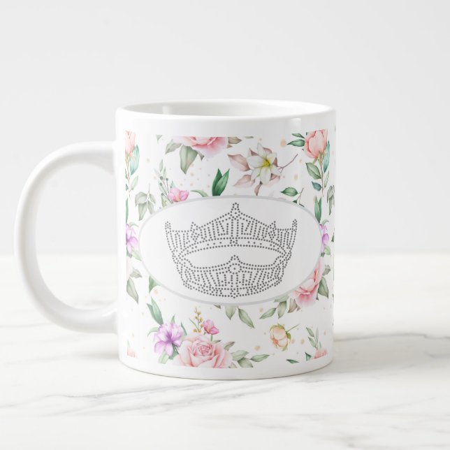 Caneca De Café Grande Coroa Americana Jumbo Mug (Esquerda)