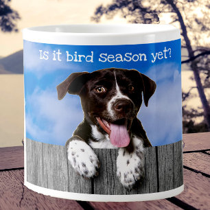 Caneca De Café Grande Cortador Gigante "Bird Season"