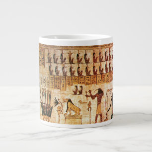 Caneca De Café Grande Corte da Morte dos Antigos Egípcios Deus Maat