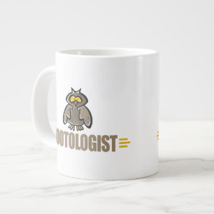 Caneca De Café Grande Coruja Engraçada