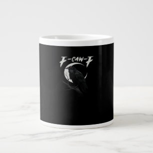 Caneca De Café Grande Corvo Engraçado Estilo Clássico Retro