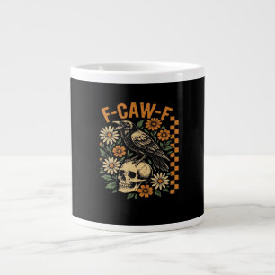 Caneca De Café Grande Corvo F-Caw-F Cool Único