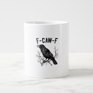 Caneca De Café Grande Corvo Passaro Corvo Corvo Homens Mulheres Engraçad