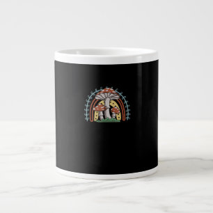 Caneca De Café Grande Cottagecore Cogumelo Goblincore Micologia Natureco