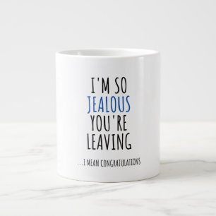 CANECA DE CAFÉ GRANDE COWORKER DEIXANDO PARABÉNS ENGRAÇADOS