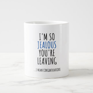 CANECA DE CAFÉ GRANDE COWORKER DEIXANDO PARABÉNS ENGRAÇADOS