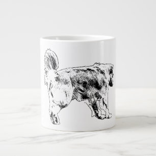 Caneca De Café Grande "cozinhar de natal apron" "gatever de ouro kitche