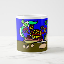 Caneca De Café Grande Crab art