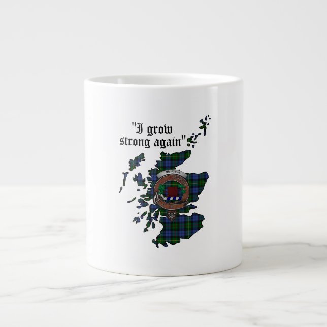 Caneca De Café Grande Crachá MacEwan/MacEwen Jumbo Mug (Frente)
