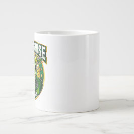 Caneca De Café Grande Crânio de Ganso Verde Nurnberg 
