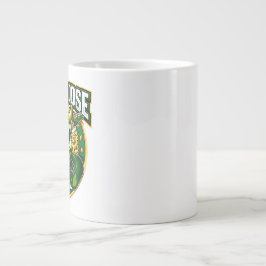 Caneca De Café Grande Crânio de Ganso Verde Vilseck