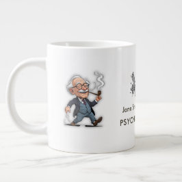 Caneca De Café Grande Creative Freud Caricature Rorschach Theme Quote fo
