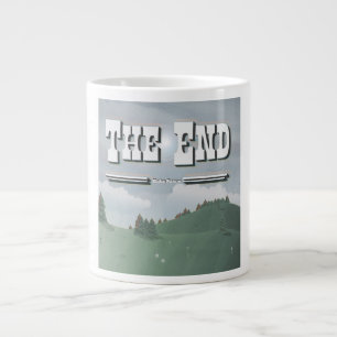 Caneca De Café Grande Crédito de Filme Antigo