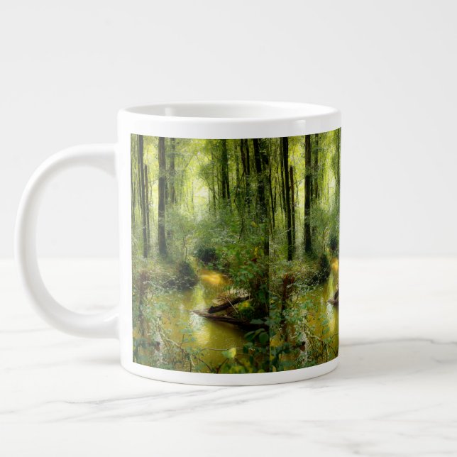 Caneca De Café Grande CREEK IN THE WOODS 20 oz.Jumbo Mug (Esquerda)
