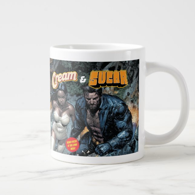 Caneca De Café Grande Creme e Açúcar (Direita)