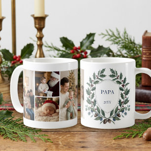 Caneca De Café Grande Crest de Holly Multi-Foto Milenar