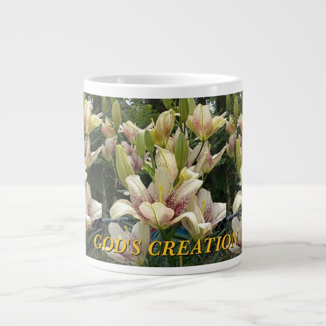 CANECA DE CAFÉ GRANDE CRIAÇÃO DE DEUS (Frente)