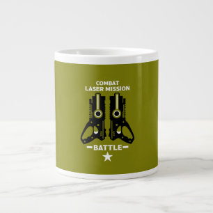 Caneca De Café Grande Crianças de Missão de Combate à Tag Laser