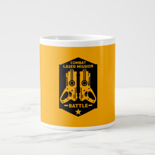 Caneca De Café Grande Crianças de Missão de Combate à Tag Laser