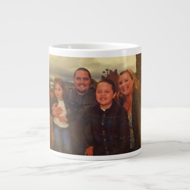 Caneca De Café Grande Crianças numa xícara. (Frente)