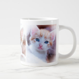 Caneca De Café Grande Crie A Sua Própria Foto Pet Da Família