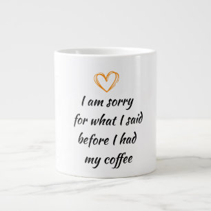 Caneca De Café Grande Crie Seu Próprio Coágulo Engraçado, Manuscrito E P