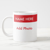 Crie seu próprio Modelo de Natal Jumbo Mug