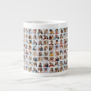 Caneca De Café Grande Crie Sua Própria Colagem de 88 Fotos
