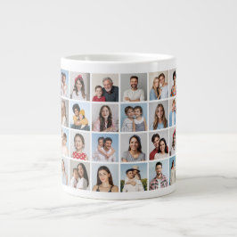 Caneca De Café Grande Crie Sua Própria Colagem De Fotos 32
