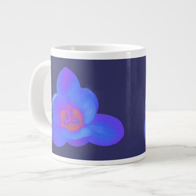 Caneca De Café Grande Crocus Flower Hot and Fold Mug (Frente Esquerda)