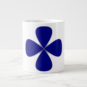 CANECA DE CAFÉ GRANDE CRUZ ARREDONDADA