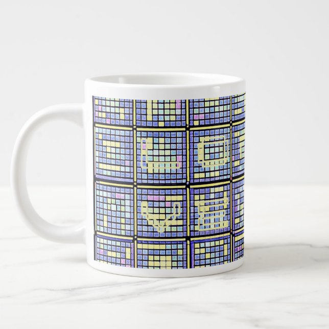 CANECA DE CAFÉ GRANDE CUBES AND MORE CUBES (Esquerda)