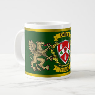 Caneca De Café Grande Cullen/O'Cullen Irish Shield & Griffins