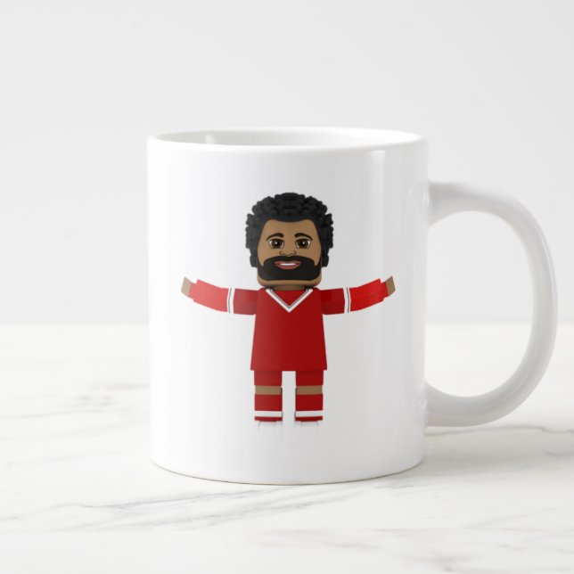Caneca De Café Grande CUP DO LIVERPOOL vermelho de Mohammed Salah / MUG  (Direita)