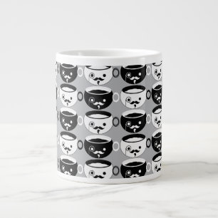 Caneca De Café Grande Cuppa Britânica de Kawaii