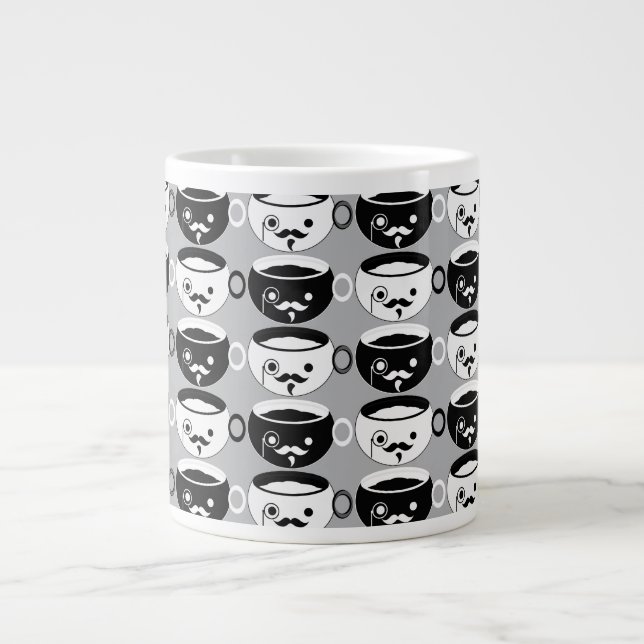Caneca De Café Grande Cuppa Britânica de Kawaii (Frente)