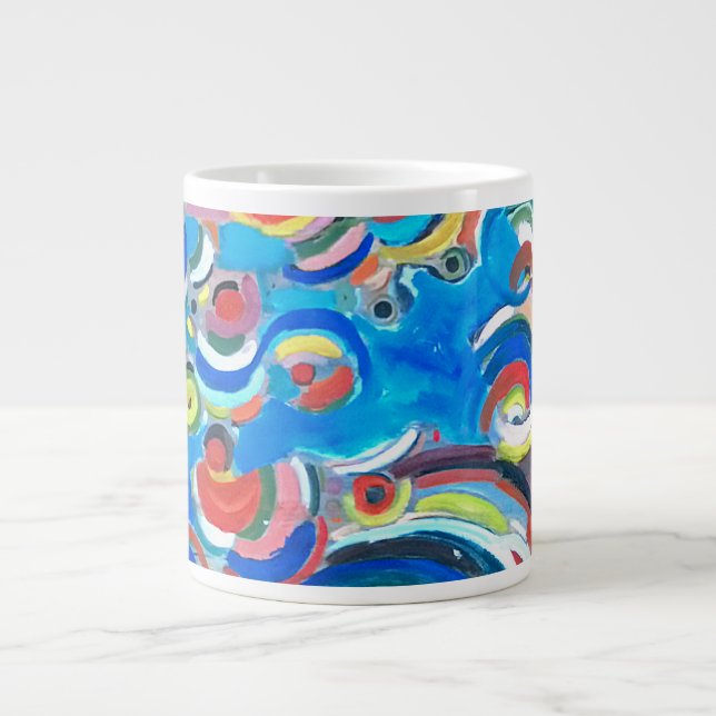 Caneca De Café Grande Cuppa Joe Louco (Frente)