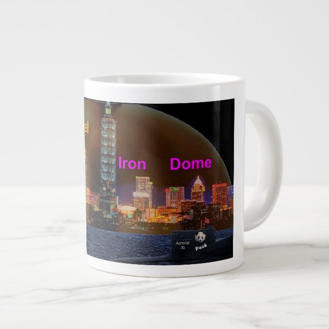 Caneca De Café Grande Cúpula de ferro de Taiwan (Frente Esquerda)